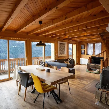 Chalet Spacieux 12 Pers, 4 Ch, 4 Sdb, Cuisine Equipee, Parking, Cheminee - Fr-1-676-201 *