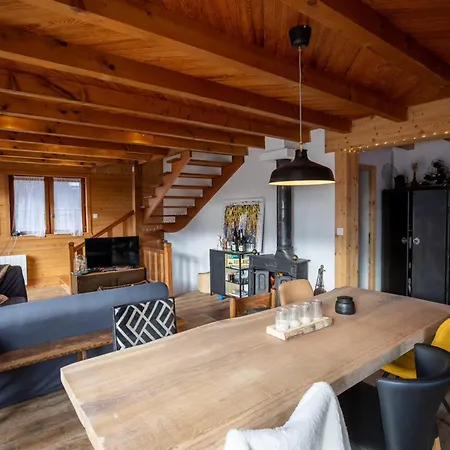 Spacieux 12 Pers, 4 Ch, 4 Sdb, Cuisine Equipee, Parking, Cheminee - Fr-1-676-201 Chalet *